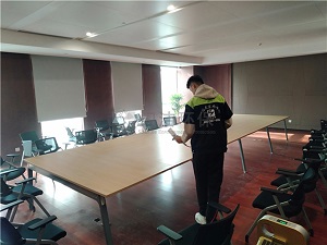 青島遠(yuǎn)洋大廈會(huì)議室甲醛治理